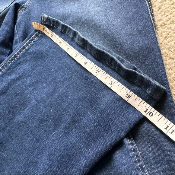 DEMOCRACY Jeans Ab Technology High Waist Flare Leg Dark Wash size 8 - Picture 7 of 14